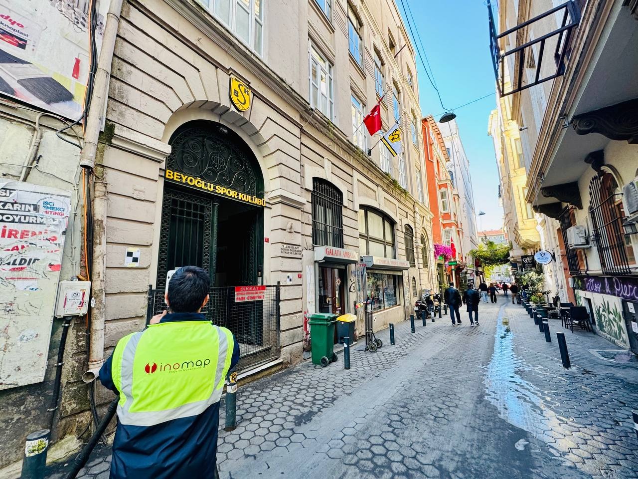 Fukaraperver Derneği & Beyoğlu Spor Kulübü Binası Lazer Tarama & Rölöve Ölçmeleri