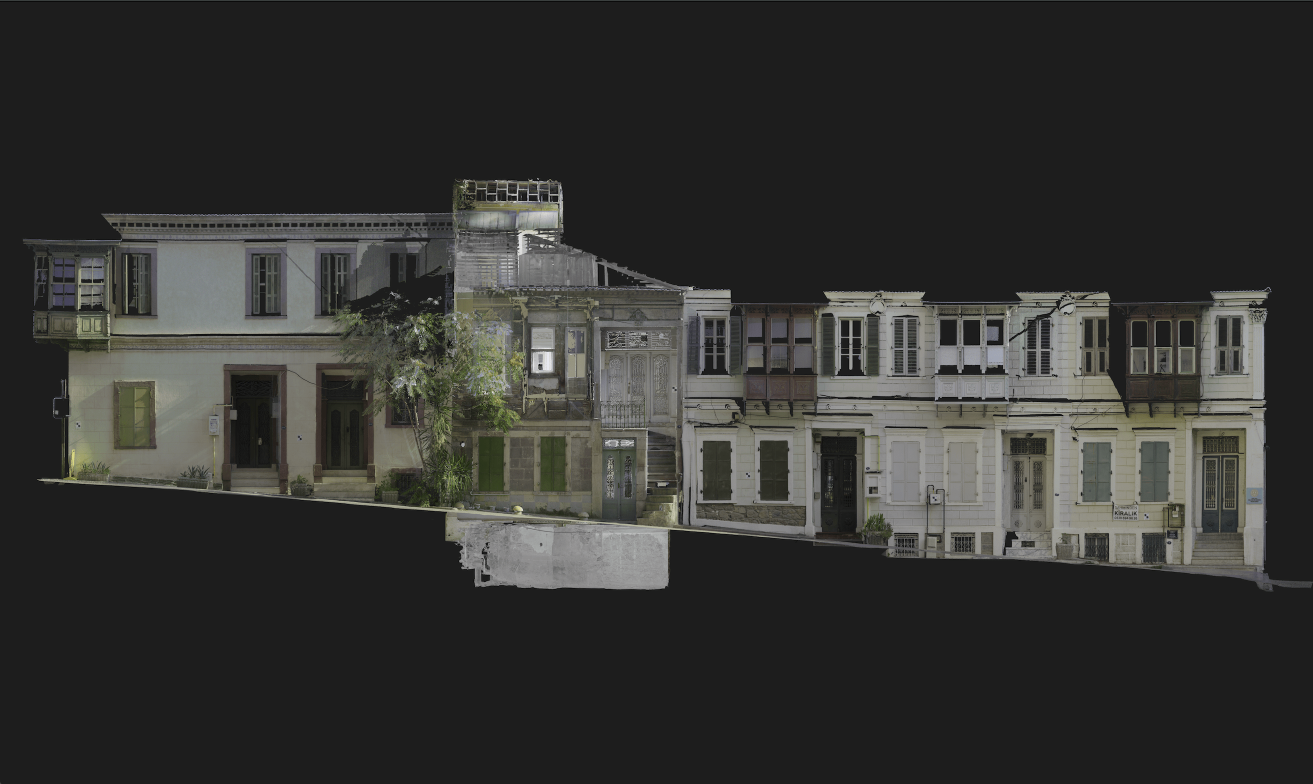 İzmir/Konak Sivil Mimari 3D Lazer Tarama-Rölöve Çalışması