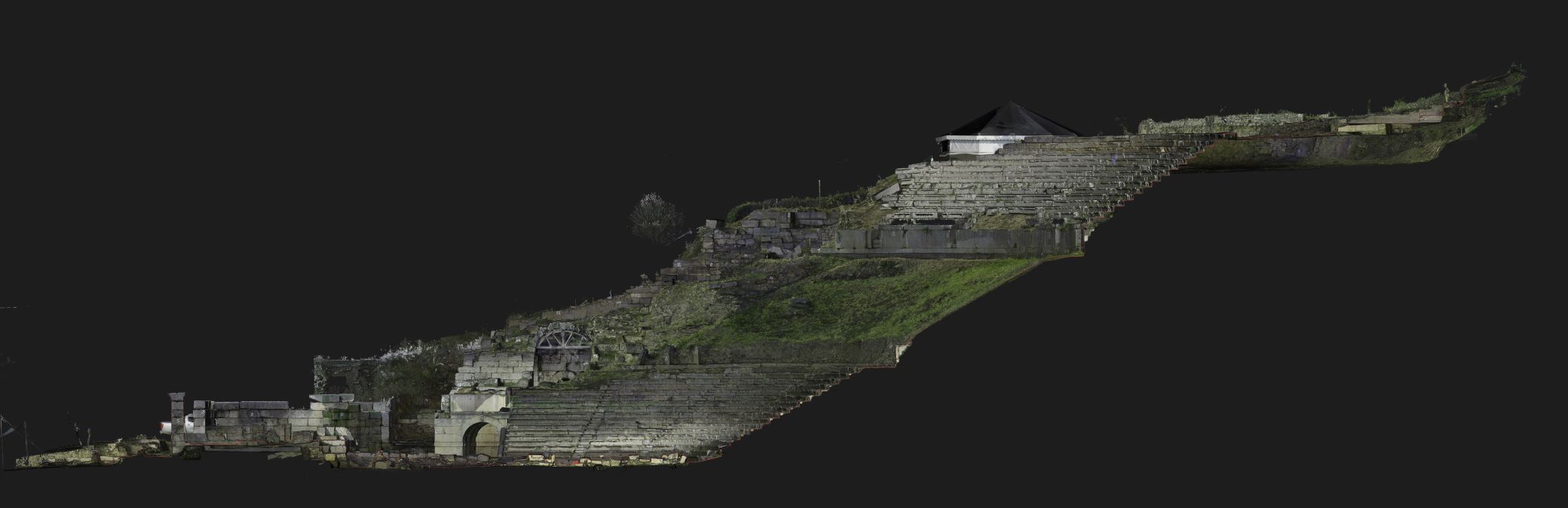 Prusias Ad Hypium Antik Tiyatrosu 3D Lazer Tarama Ölçmeleri