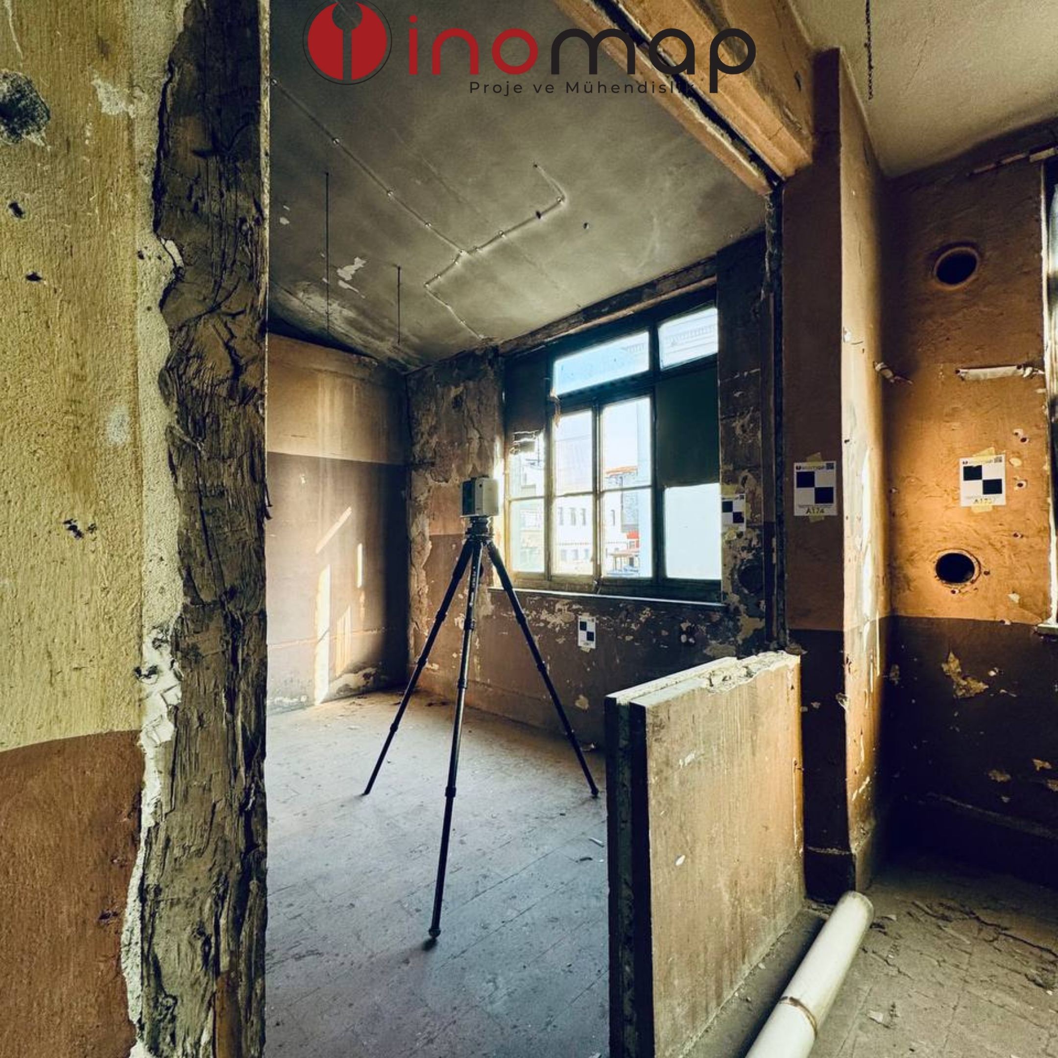 Fukaraperver Derneği & Beyoğlu Spor Kulübü Binası Lazer Tarama & Rölöve Ölçmeleri