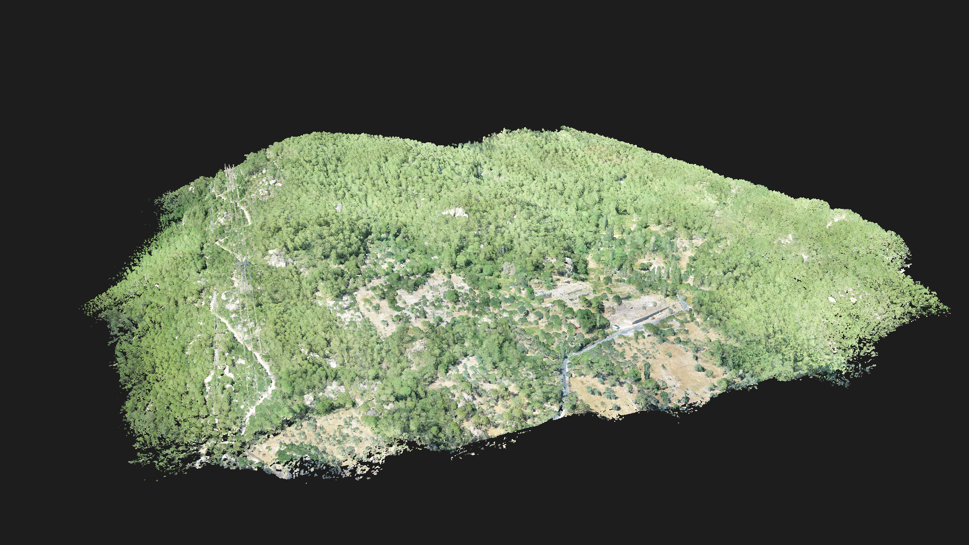 Labraunda Antik Kenti Hava Lidarı Ölçmeleri