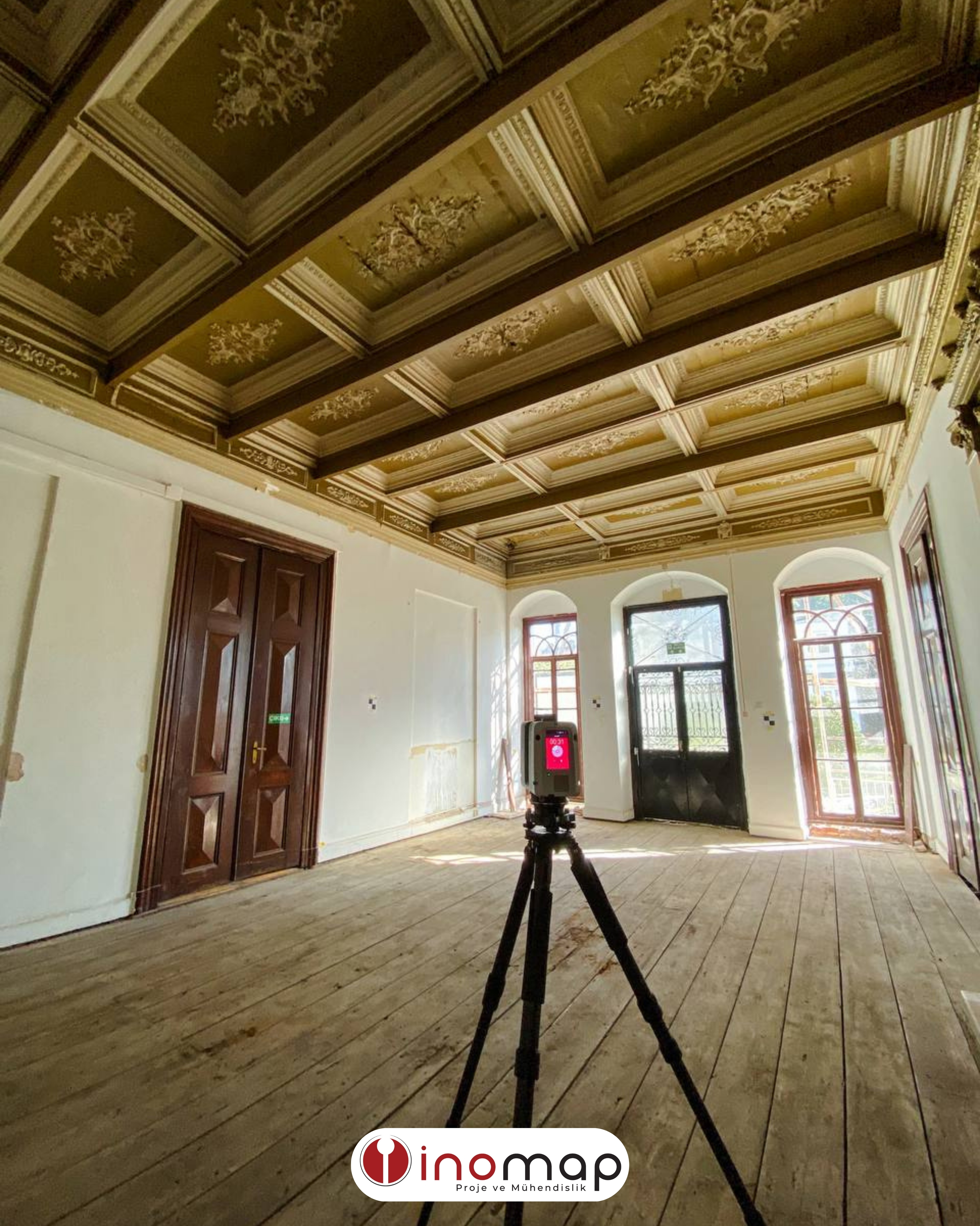 Marko Paşa Köşkü 3D Lazer Tarama-Rölöve Ölçmesi